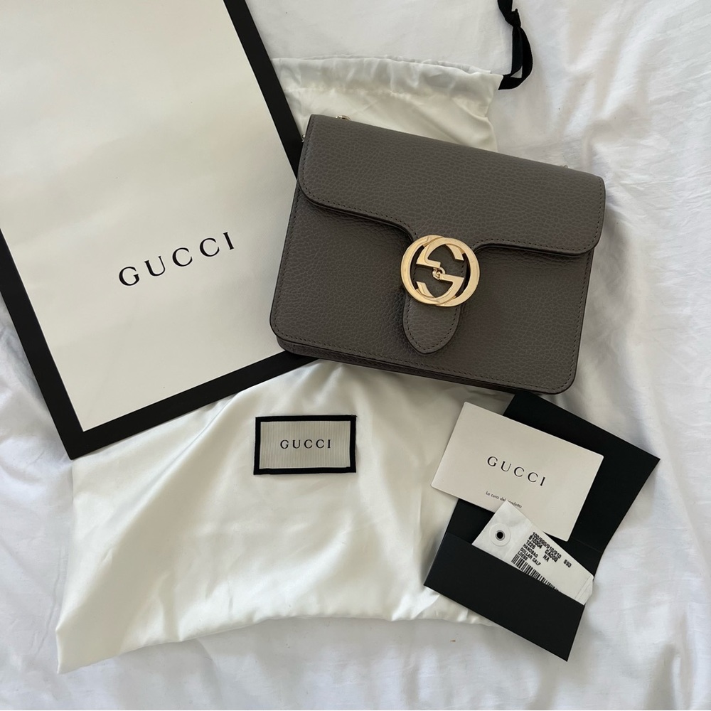 Gucci Dollar Calfskin Small Crossbody Bag